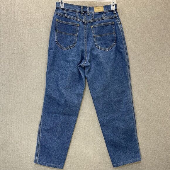 VTG LL Bean Jeans Women’s 12 M Straight Leg Cotton USA Made Freeport Maine - Picture 2 of 15